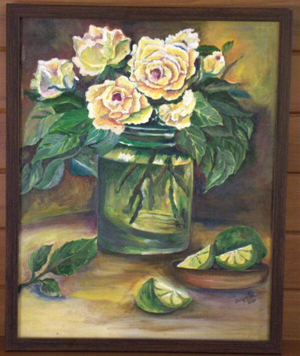 YELLOW ROSES AND LEMONS